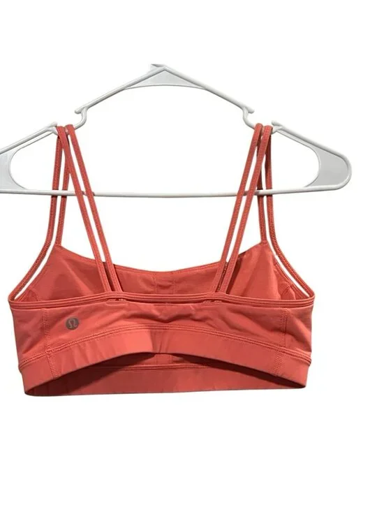 Lululemon Sports Bra Size 2 Orange Run Athletic - Picture 2 of 5